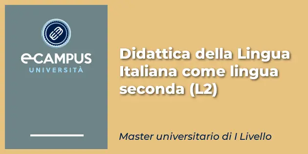 Master online in insegnamento della lingua italiana a stranieri L2